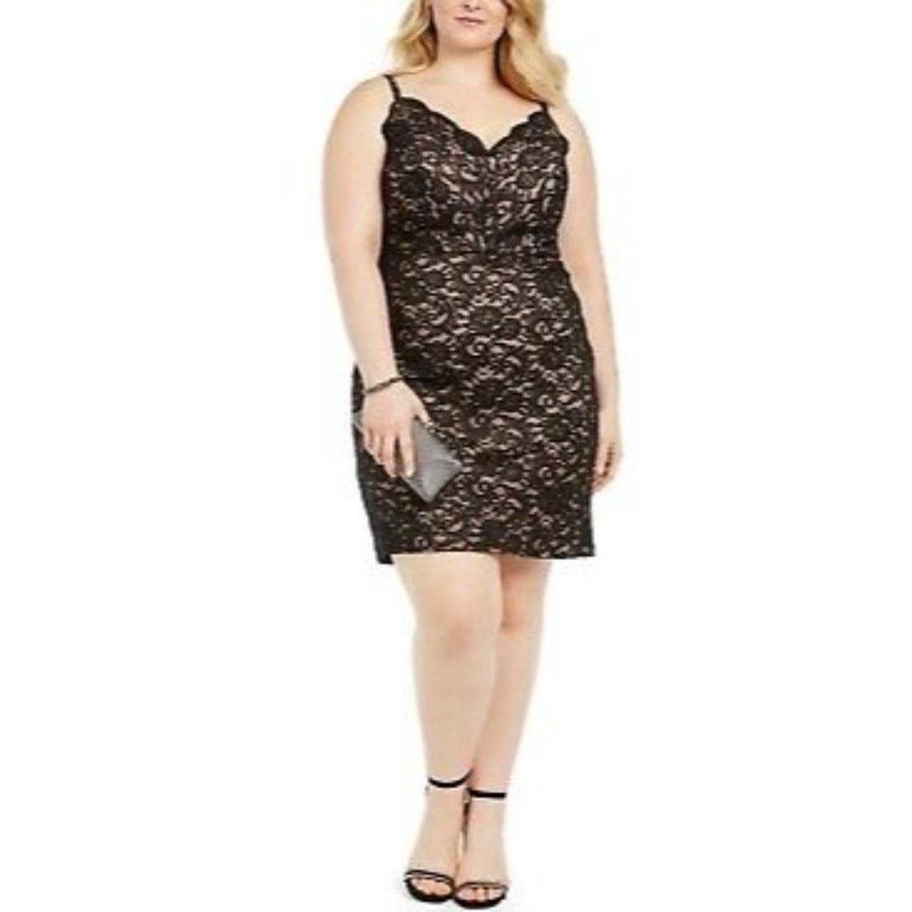 Morgan & Co. Black Lace Dress